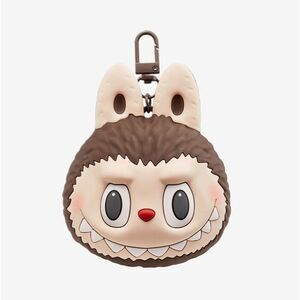 Pop Mart Labubu Earphone case Originals-Brown Silicone Earphone Bag
